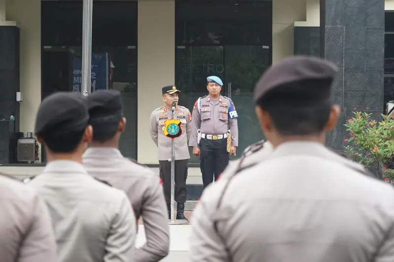Kapolres Metro Bekasi Pimpin Langsung Gaktiblin: Tegaskan Disiplin sebagai Pilar Utama Profesionalisme Polri