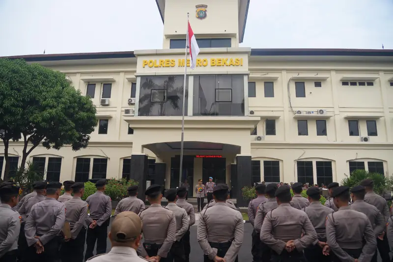 Kapolres Metro Bekasi Pimpin Langsung Gaktiblin: Tegaskan Disiplin sebagai Pilar Utama Profesionalisme Polri