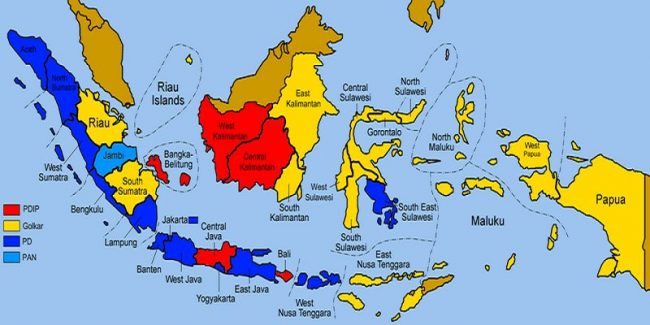 Peta wilayah Indonesia