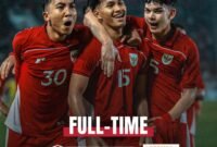 Striker Timnas Indonesia U-17, Muhammad Al Gazani, merayakan gol keduanya di Piala Kemerdekaan 2025 usai membobol gawang Uzbekistan, Jumat (15/8/2025). (Dok-PSSI)