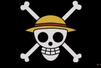 Bendera tengkorak bajak laut ala One Piece