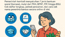7 jenis bantuan sosial dari pemerintah