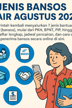 7 Bansos Cair Bulan Agustus 2025! Cek Daftar dan Jadwal Lengkapnya, Jangan Sampai Ketinggalan