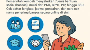 7 jenis bantuan sosial dari pemerintah