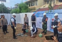 Polres Metro Bekasi Kota Groundbreaking SPPG Pekayon Jaya. (Foto/san)