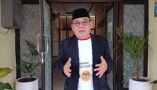 Sekretaris FKUB Kabupaten Bekasi, Haji Somad, menyampaikan pesan kerukunan lintas agama untuk menjaga kondusifitas wilayah. (Dok-Istimewa)