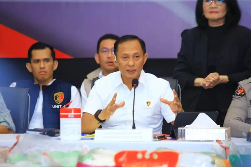 Direktur Tindak Pidana Ekonomi Khusus Bareskrim Polri yang juga Kasatgas Pangan Polri, Brigjen Pol. Helfi Assegaf
