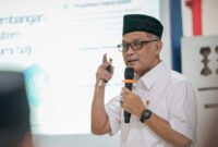 Kepala BPH, Mochammad Irfan Yusuf atau Gus Yusuf, menanggapi penyebutan dirinya sebagai Menteri Haji dan Umrah di Kompleks Parlemen, Jakarta, Rabu (27/8/2025). (Dok-BPH)