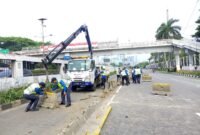Fasilitas Umum Rusak Saat Demo DPR/MPR, Polisi Tegaskan Tindakan Persuasif. (Dok-HUmas PMJ)