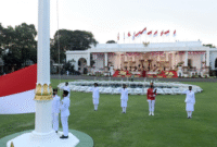 Upacara Hari Ulang Tahun ke-80 Kemerdekaan Republik Indonesia di Istana Kepresidenan Jakarta. (Foto/Sekretariat Kabinet RI)