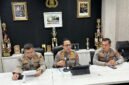 Kabid Humas Polda Metro Jaya Kombes Ade Ary Syam Indradi memberikan keterangan pers soal dugaan provokasi dalam aksi demo DPR/MPR. (Dok-PMJ)