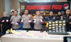 Polres Metro Jakarta Utara Tangkap Empat Kurir Narkoba Jaringan Internasional