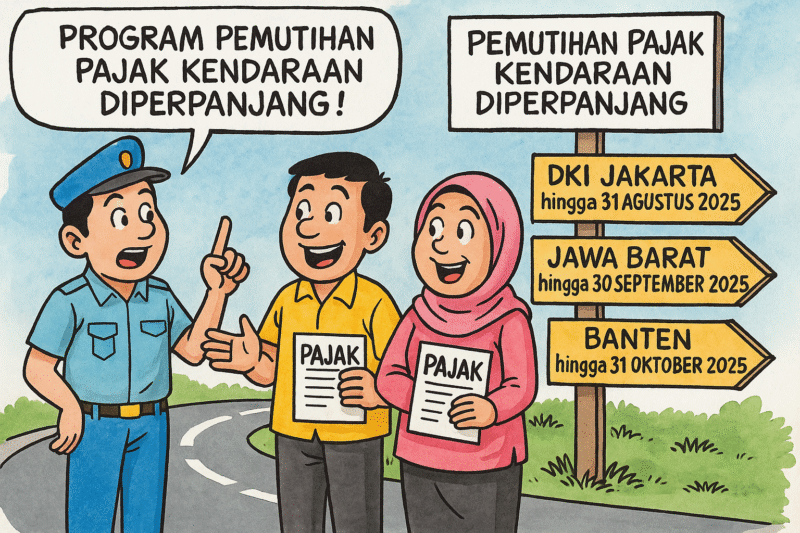 Pemerintah resmi memperpanjang program pemutihan pajak kendaraan bermotor di Jakarta, Jawa Barat, dan Banten. (Foto/onlinews)