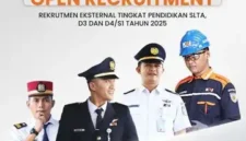 PT Kereta Api Indonesia membuka rekrutmen eksternal 2025 bagi lulusan SLTA, D3, dan D4/S1 untuk berkarier dan mengembangkan kompetensi di sektor perkeretaapian. (Dok-KAI)