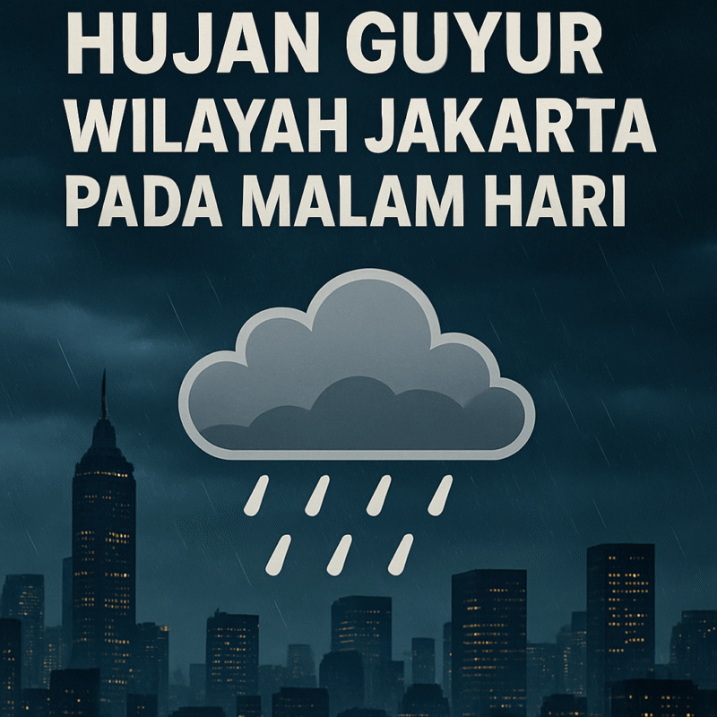 BMKG memprakirakan berawan pagi–sore dan hujan ringan pada malam hari (8/8/2025). (Dok-onlinews)