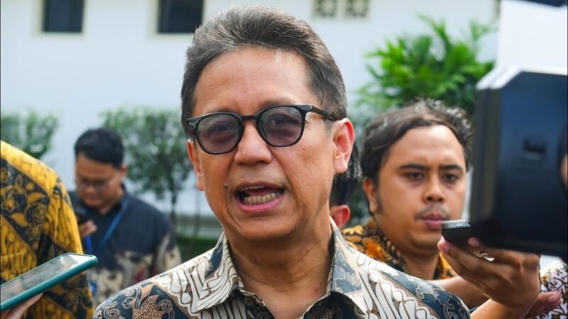 Menteri Kesehatan Budi Gunadi Sadikin menjelaskan rencana kenaikan iuran BPJS Kesehatan masih dibahas pemerintah di Jakarta, Rabu (27/8/2025). (Dok-Istimewa)