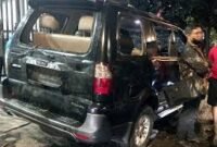 Lurah Manggarai Selatan, Muhammad Sidik, menjadi korban penyerangan massa hingga mobil dinas yang digunakan mengalami perusakan, Senin (25/8/2025), Jakarta. (Dok- Kominfo DKI JKT)