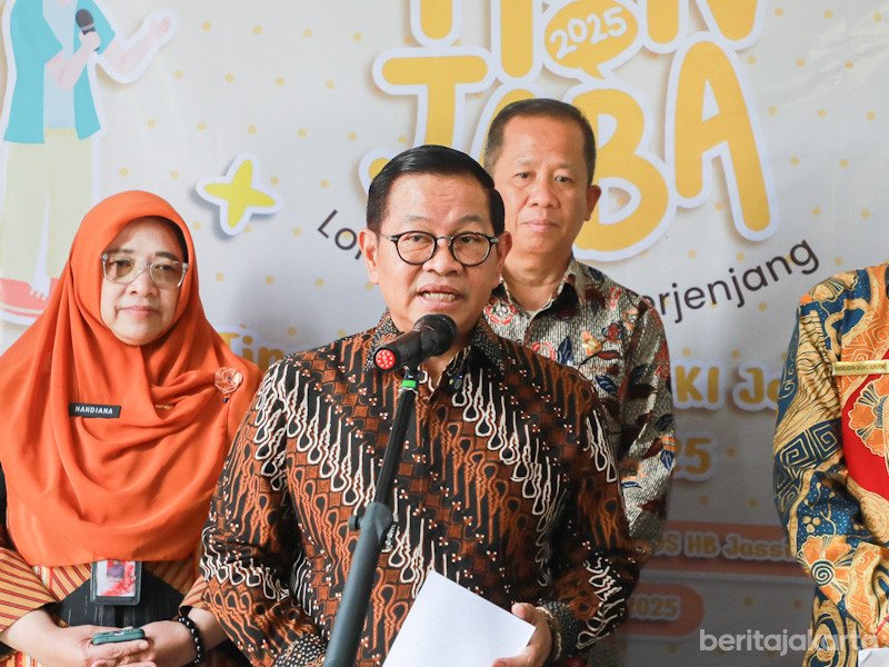 Gubernur DKI Jakarta Pramono Anung memberikan imbauan agar sekolah memperketat pengawasan supaya pelajar tidak ikut aksi demonstrasi, Kamis (28/8/2025). (Dok-Puskominfo DKI JKT)