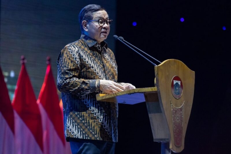 Gubernur Jakarta Pramono Anung saat menjelaskan kebijakan buka-tutup exit Tol Cipete–Pondok Labu di Jakarta Selatan. (Dok-Istimewa)