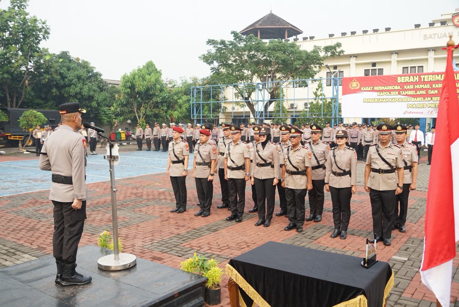 Pengukuhan pejabat Polres Bekasi